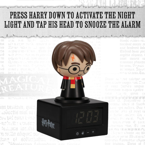 Paladone Harry Potter 17cm desk clock fits bedside or desk.