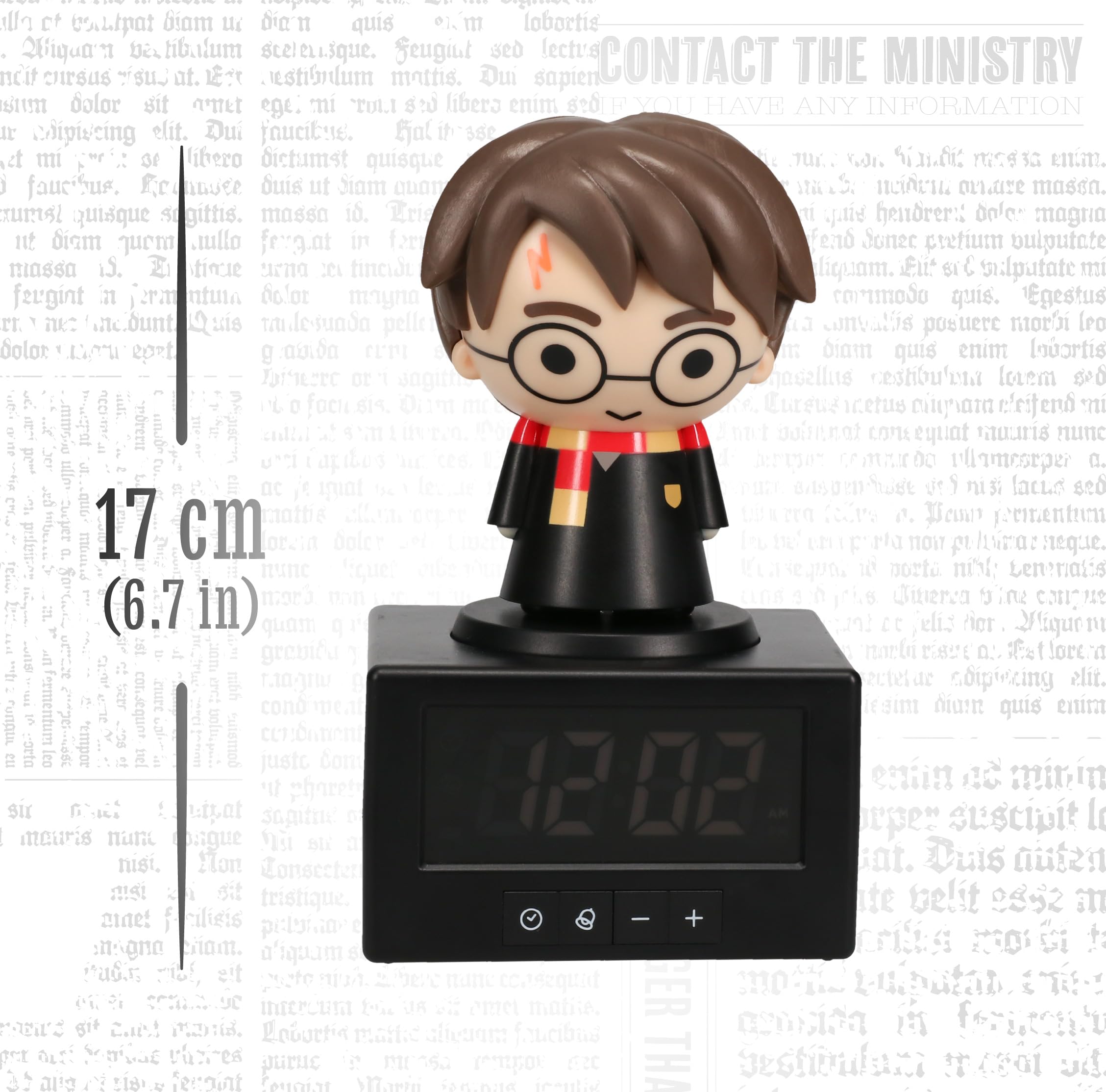 Paladone Harry Potter battery-powered design for flexible placement.