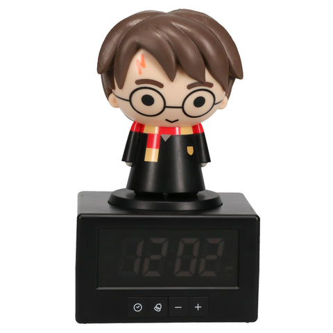Paladone Harry Potter digital alarm clock displays time clearly for mornings.