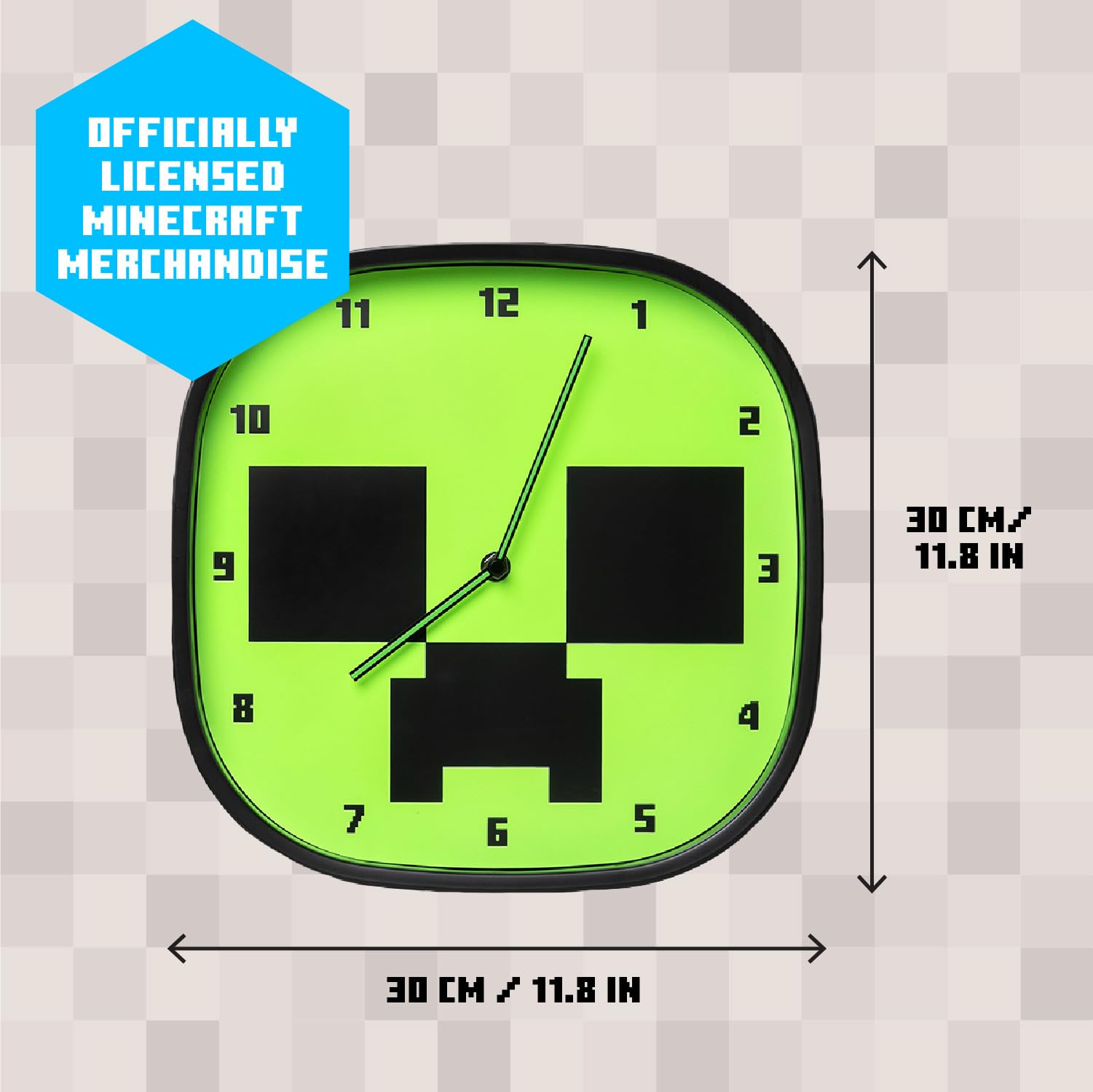 Paladone Minecraft Creeper decals sheet 1, removable wall art to customize space.