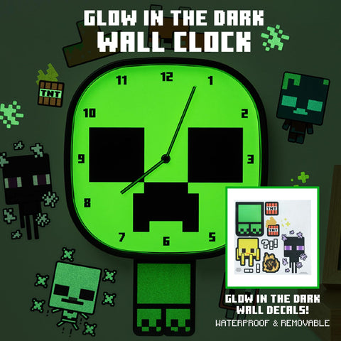 Paladone Minecraft Creeper decals sheet 2, waterproof and easy to reposition.