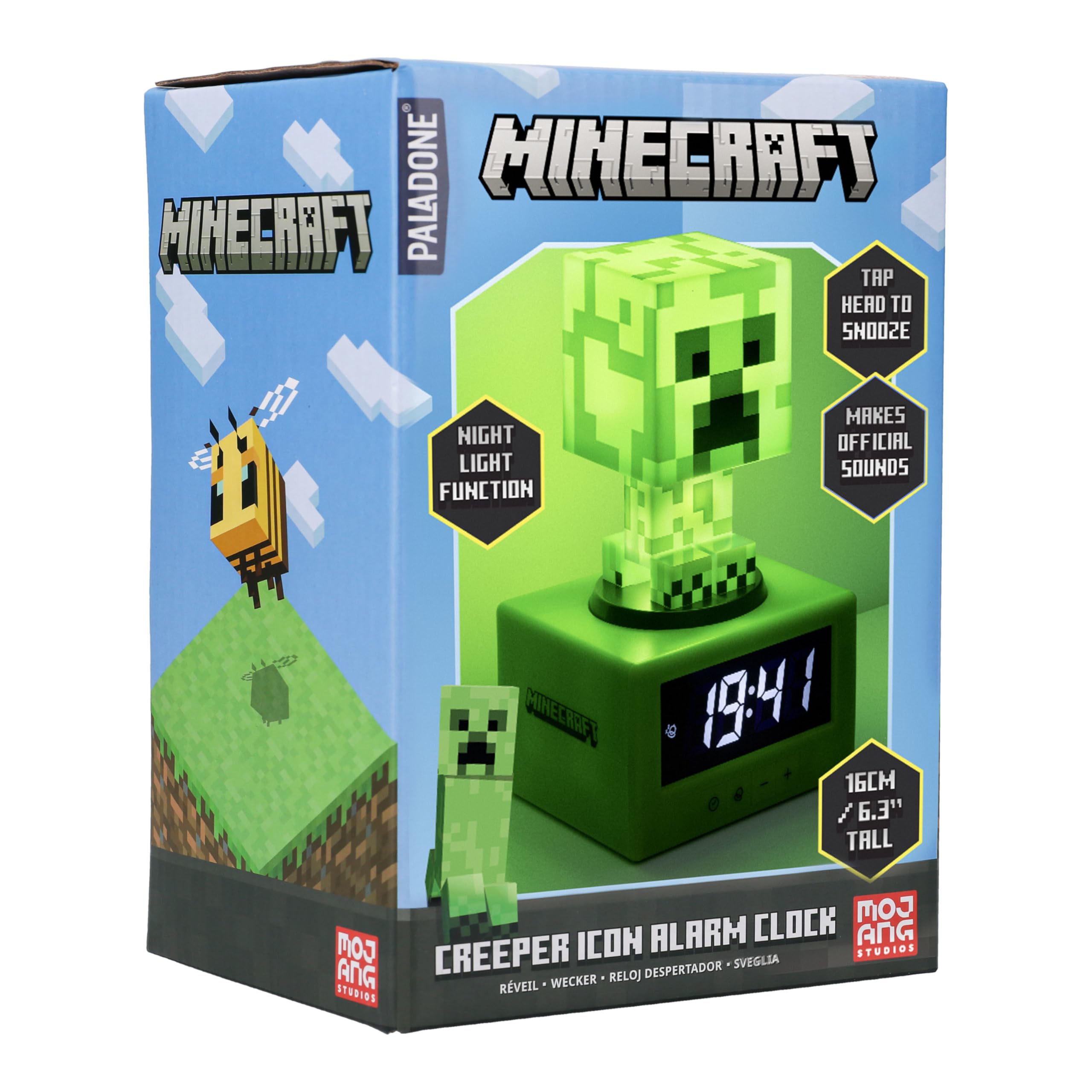 Paladone Minecraft Creeper official license, authentic Mojang merchandise.