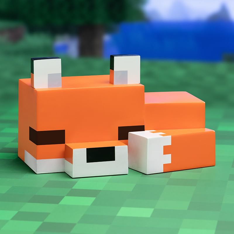 Paladone Minecraft Cute Fox Night Light, kid room setup lighting