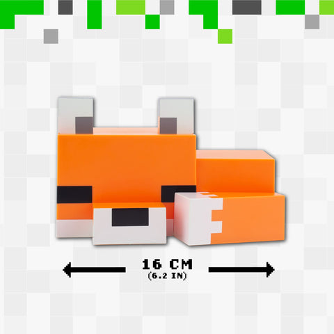 Paladone Minecraft Cute Fox Night Light, lit glow brightens gaming setup