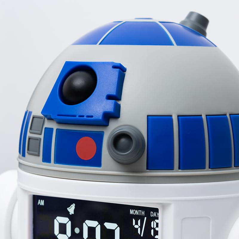 Paladone R2-D2 alarm clock official license badge visible for credibility.
