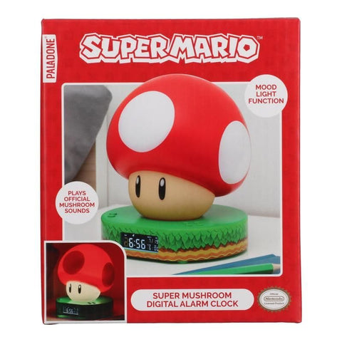 Paladone gift-ready packaging makes this Super Mushroom clock an ideal gamer gift.
