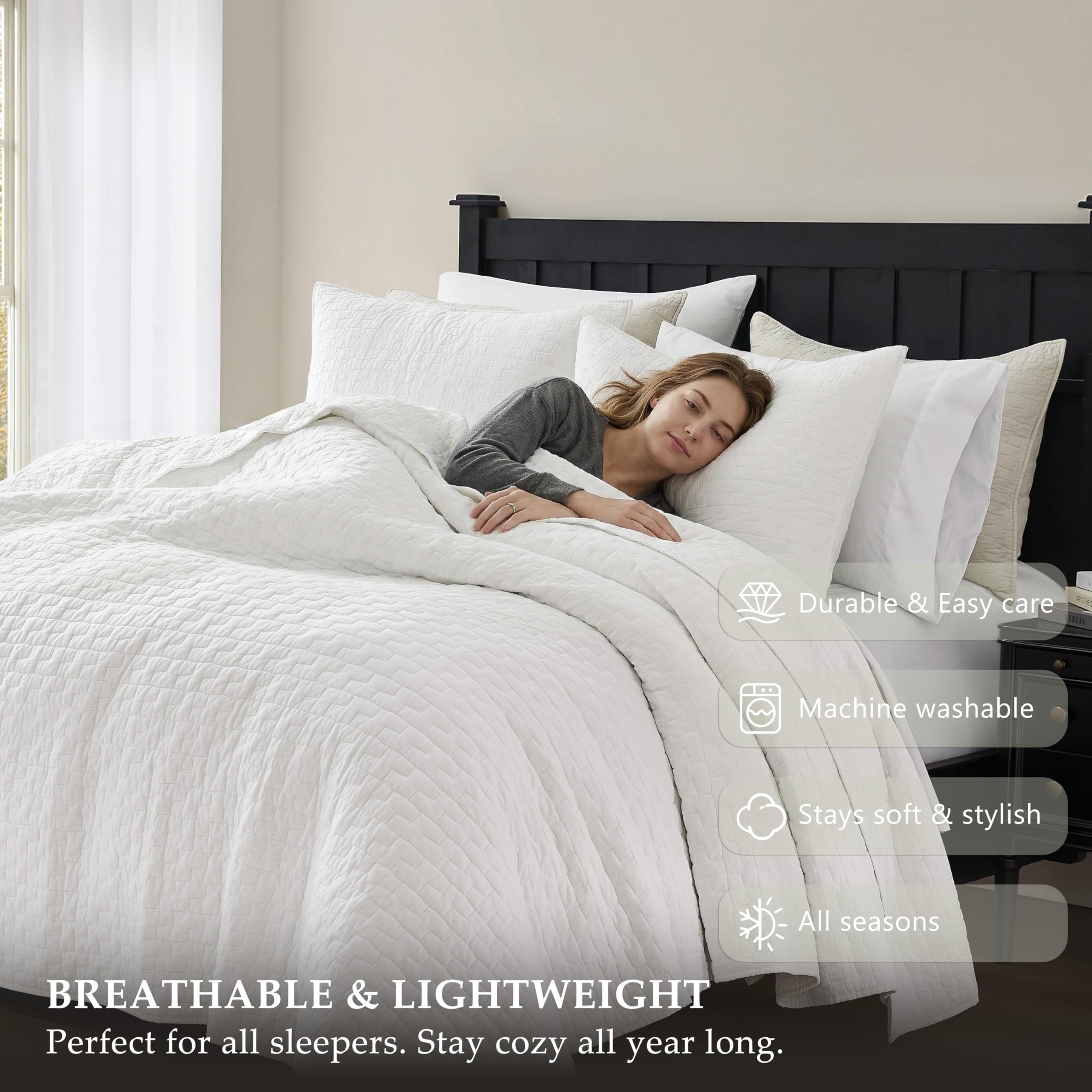 Palassio lightweight bedspread made of breathable fabric