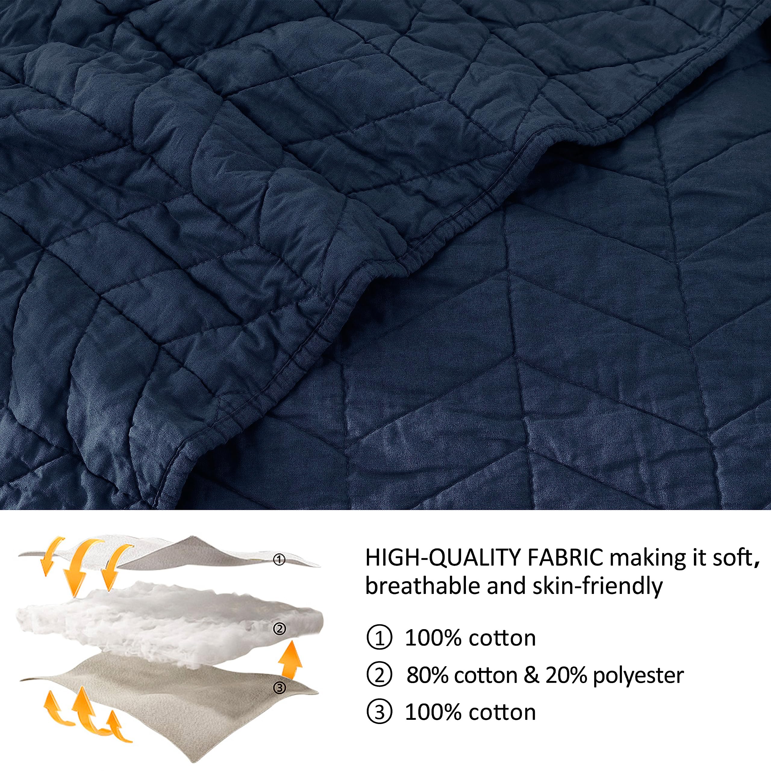 Palassio all-season quilt is breathable and lightweight for comfortable nights.