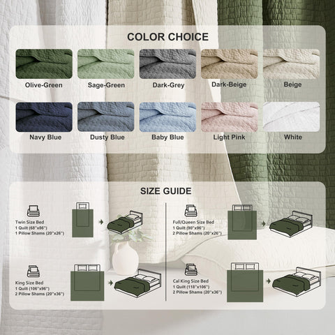 Palassio soft lightweight bedspread offers cozy comfort without bulk.