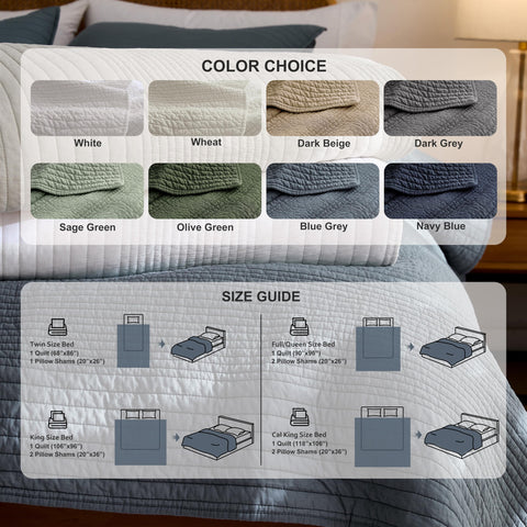 Palassio two shams complete the quilt set and elevate styling.