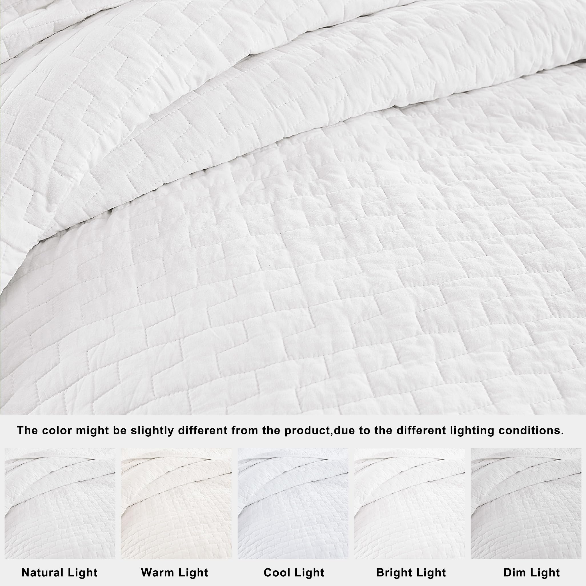 Palassio two pillow shams complete the 3-piece set.
