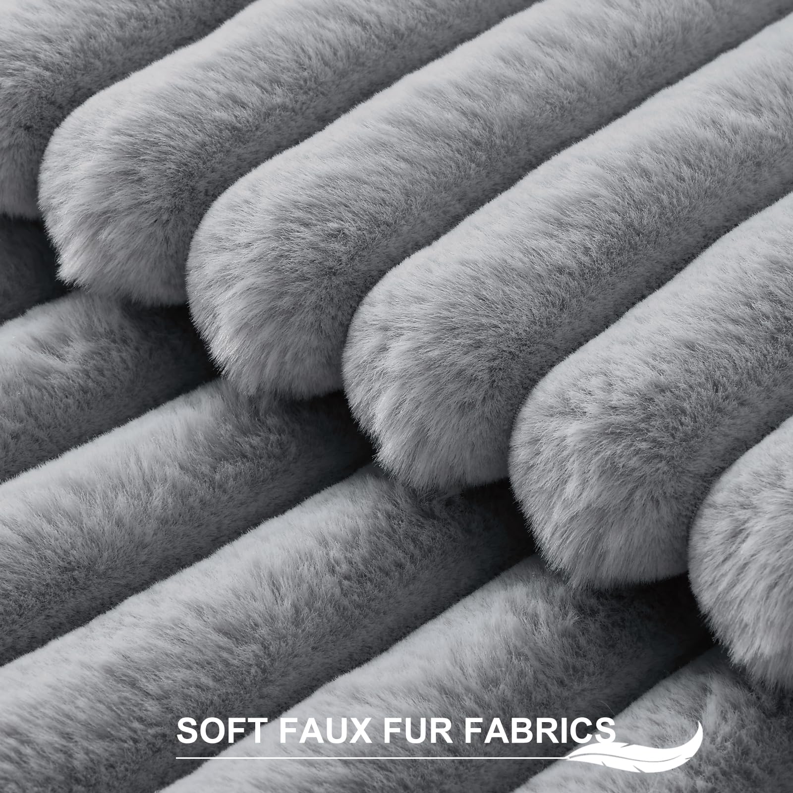 Pallene velvet back pillow cover in gray adds soft texture to couches
