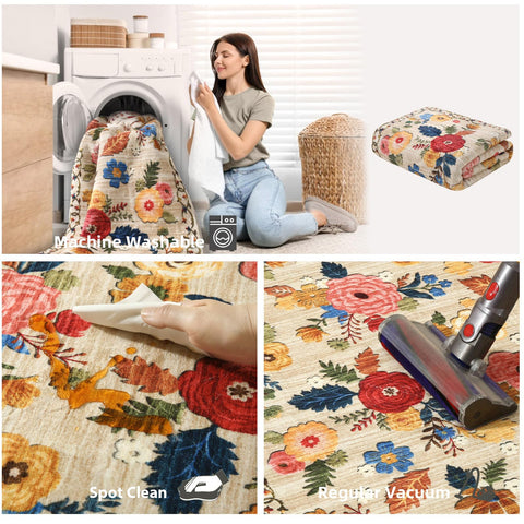 Palohom soft faux wool rug surface underfoot comfort