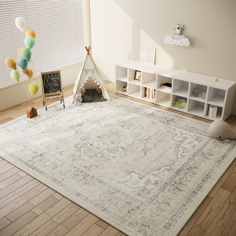 Palohom 8x10 rug ideal for entryways, kitchens, and living areas.