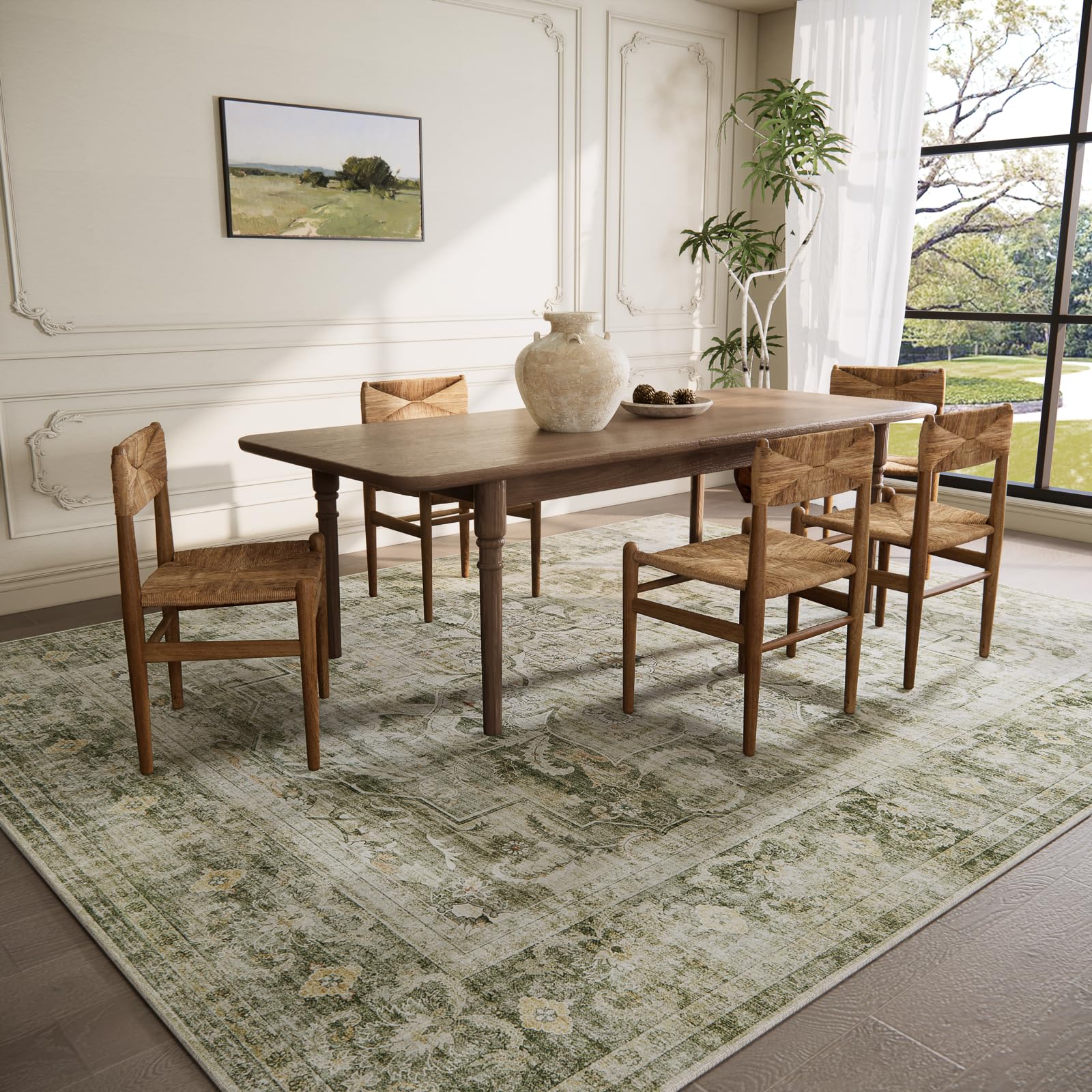 Boho vintage pattern adds warmth and texture to your living spaces.