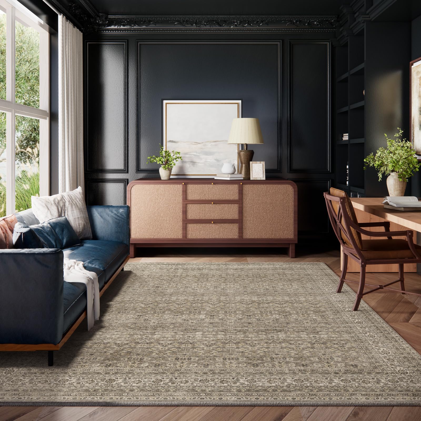 Palohom family-friendly rug suitable for kitchens, bedrooms, nurseries