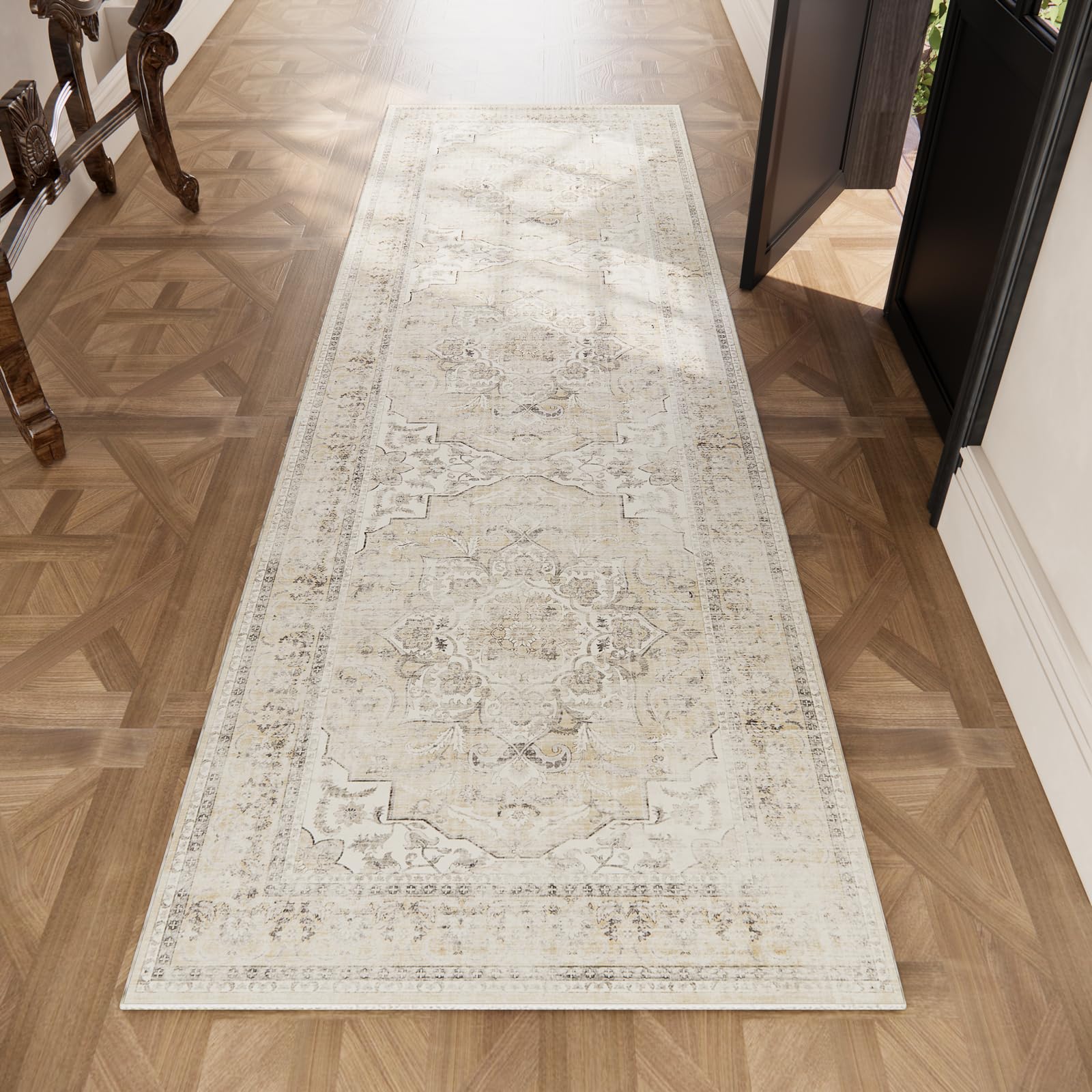 Palohom family-friendly kitchen runner suitable for kids and pets
