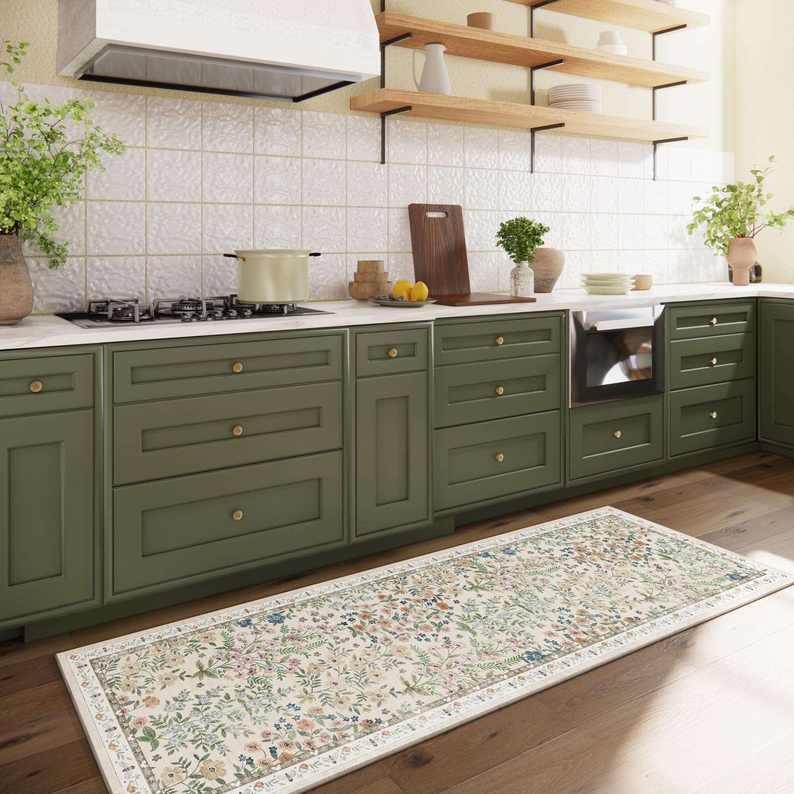 Palohom machine-washable rug simplifies cleaning routines.