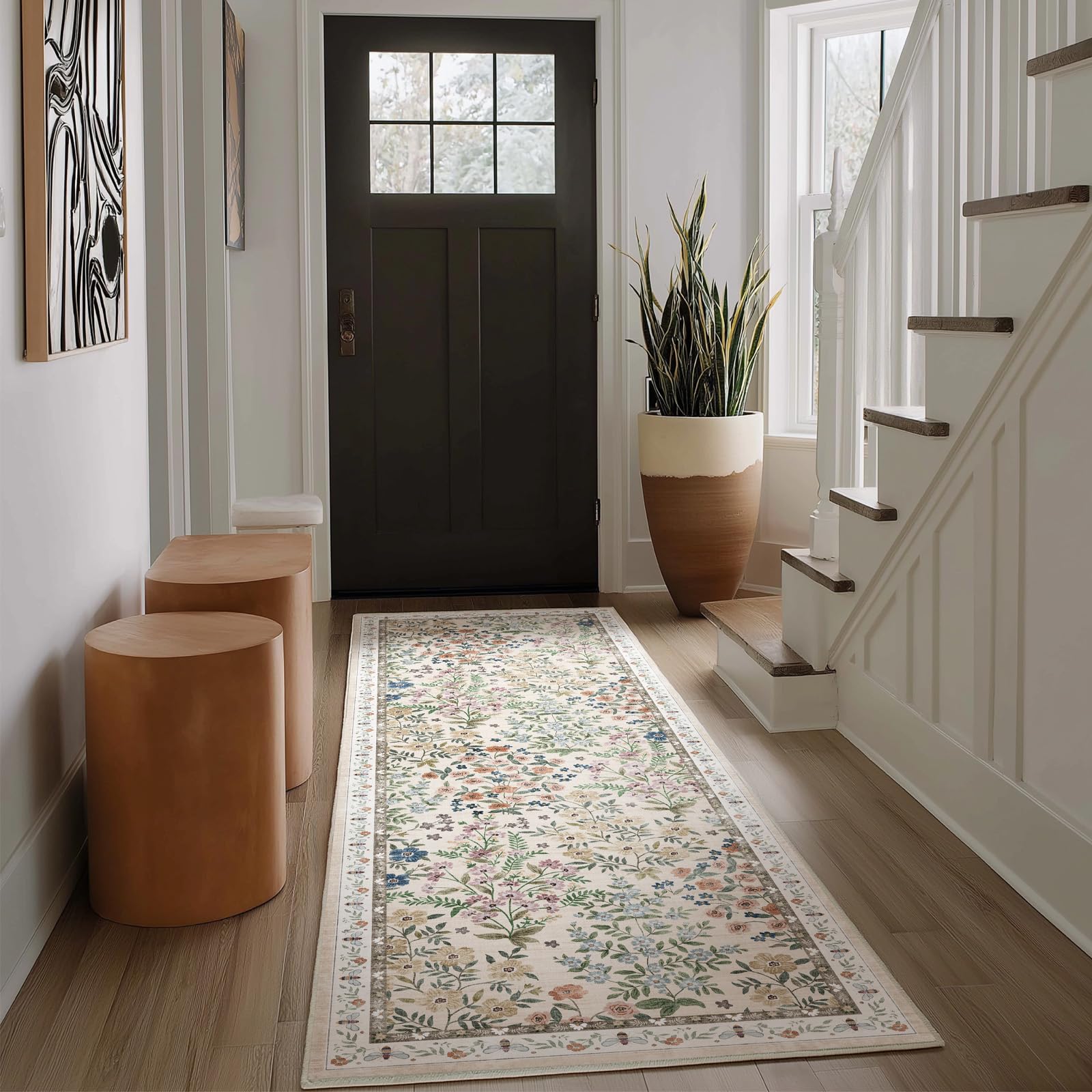 Palohom non-slip backing close-up showing secure grip on floors.