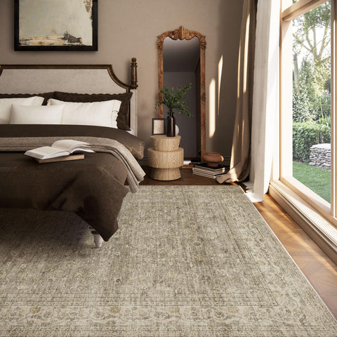 Palohom stain-resistant rug surface allows quick wipe-clean from spills.