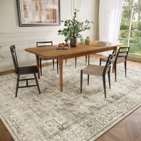 Palohom stain-resistant technology rug helps spills wipe away quickly.