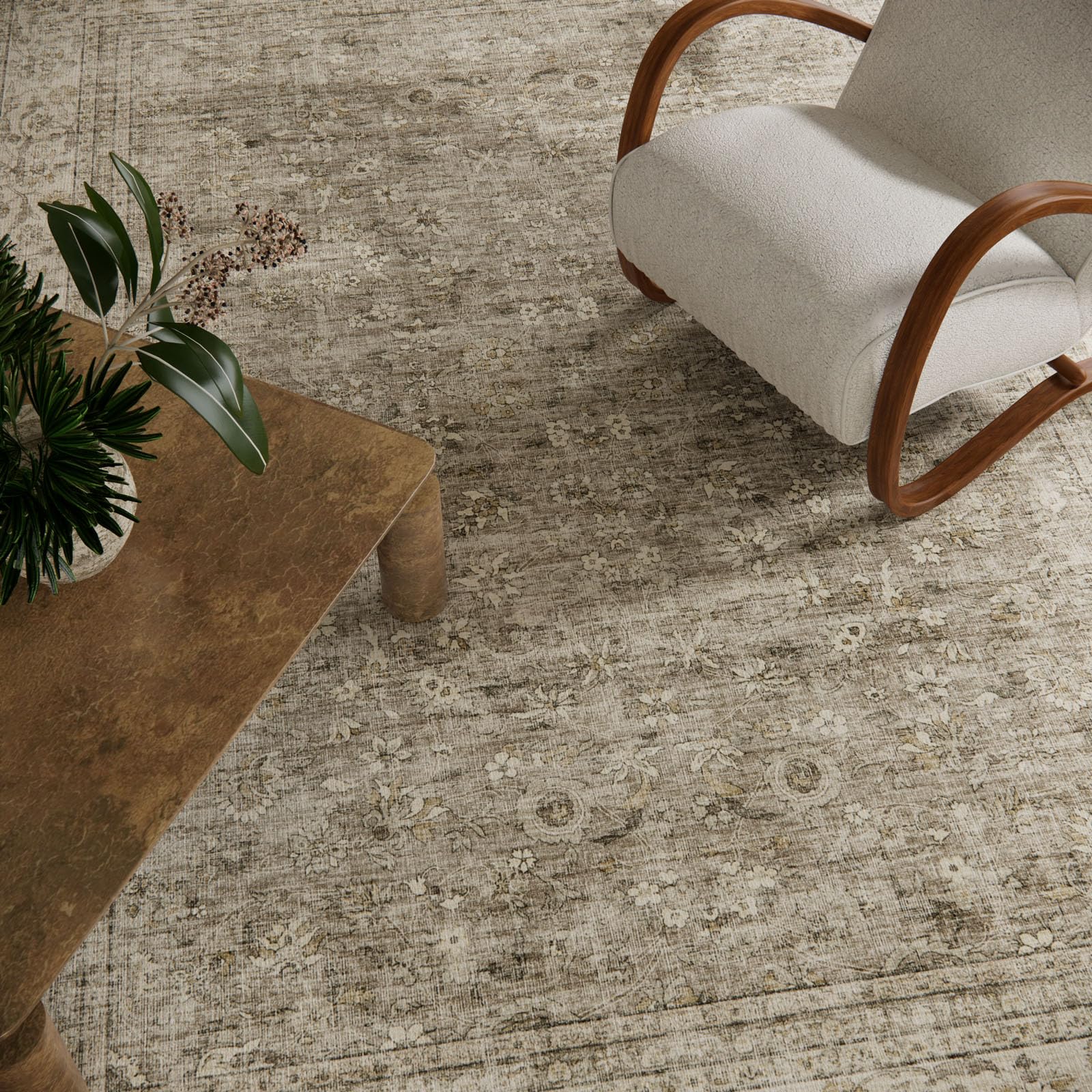 Palohom ultra-soft low-pile rug feels luxurious under bare feet.