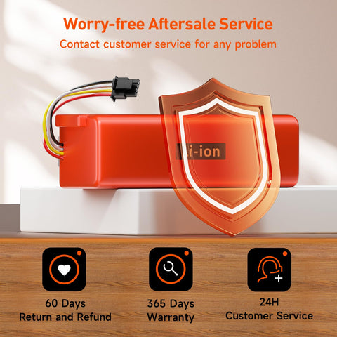 Palowextra 6700mAh 14.4V Li-ion capacity powers longer cleaning sessions.