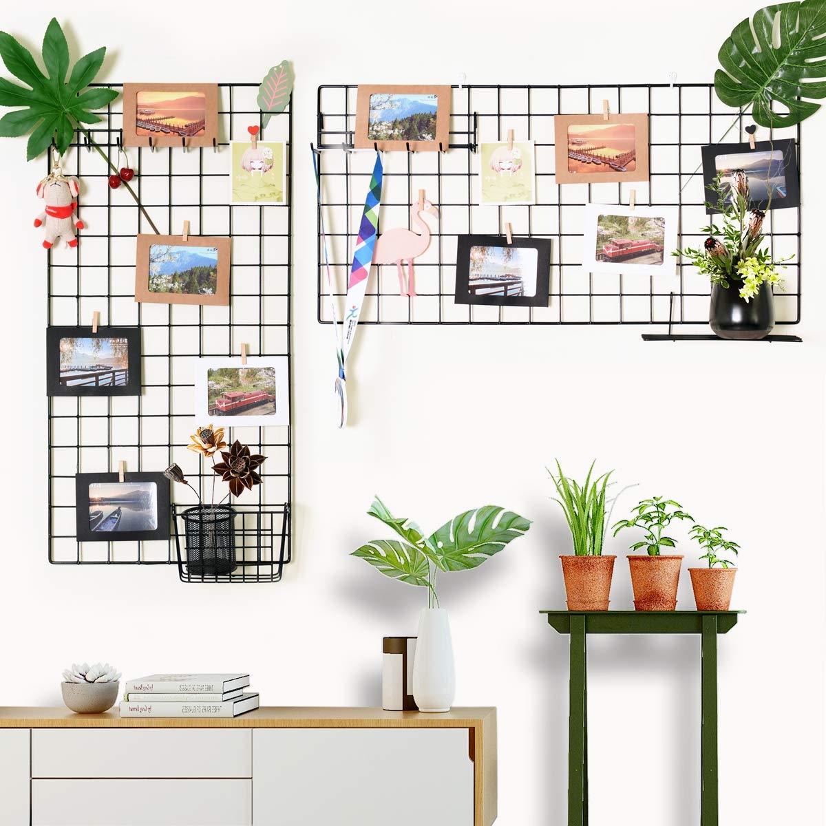 PAMANO grid organizer holds keys, earrings, and clips neatly