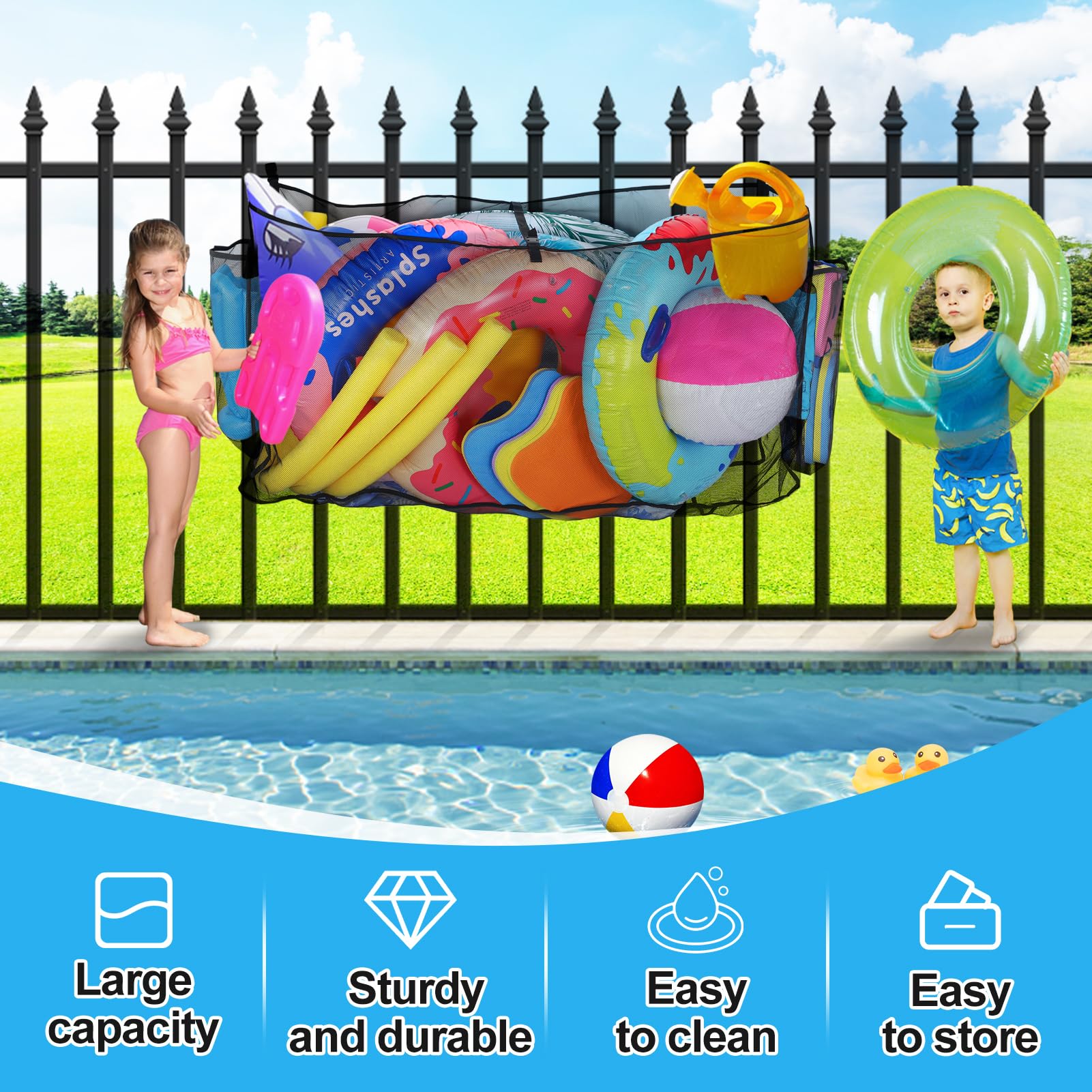 PAMASE storage bag is easy to clean and dries quickly.