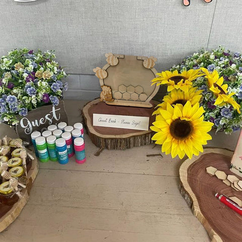 PAMBO Winnie mini message boards invite guest wishes for interactive memories