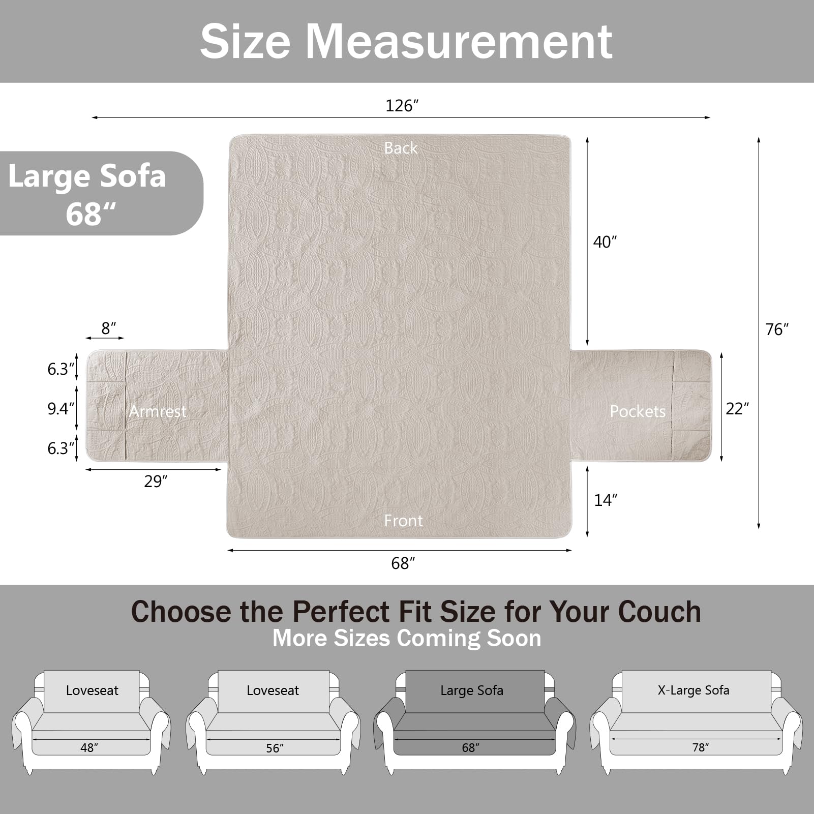 Pamhaven beige cream color blends with neutral decor