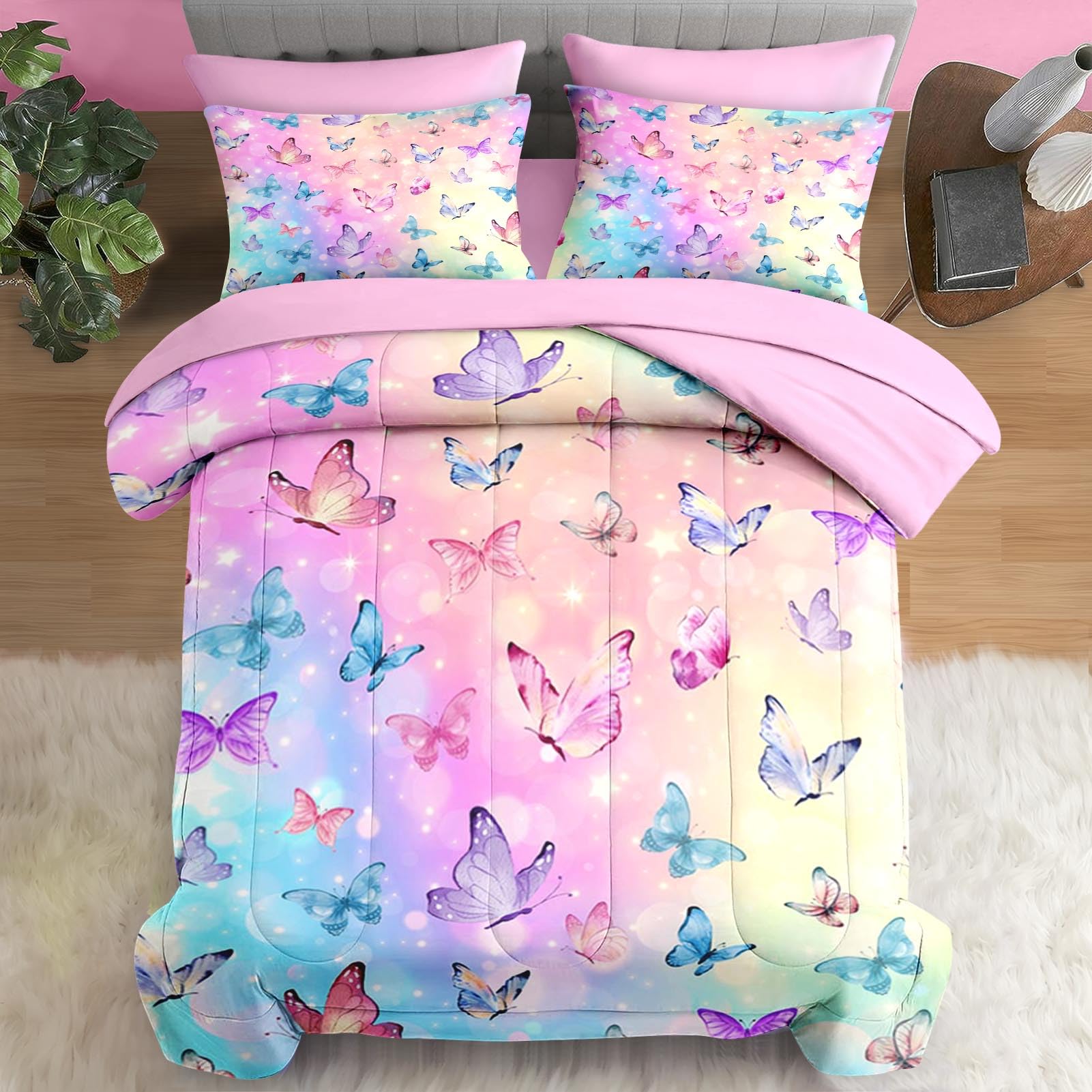 Pamnest butterfly bedroom idea inspires warm, imaginative kid spaces.