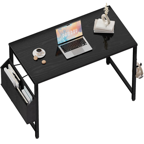 Pamray 32-inch desk shown in a compact space for easy placement