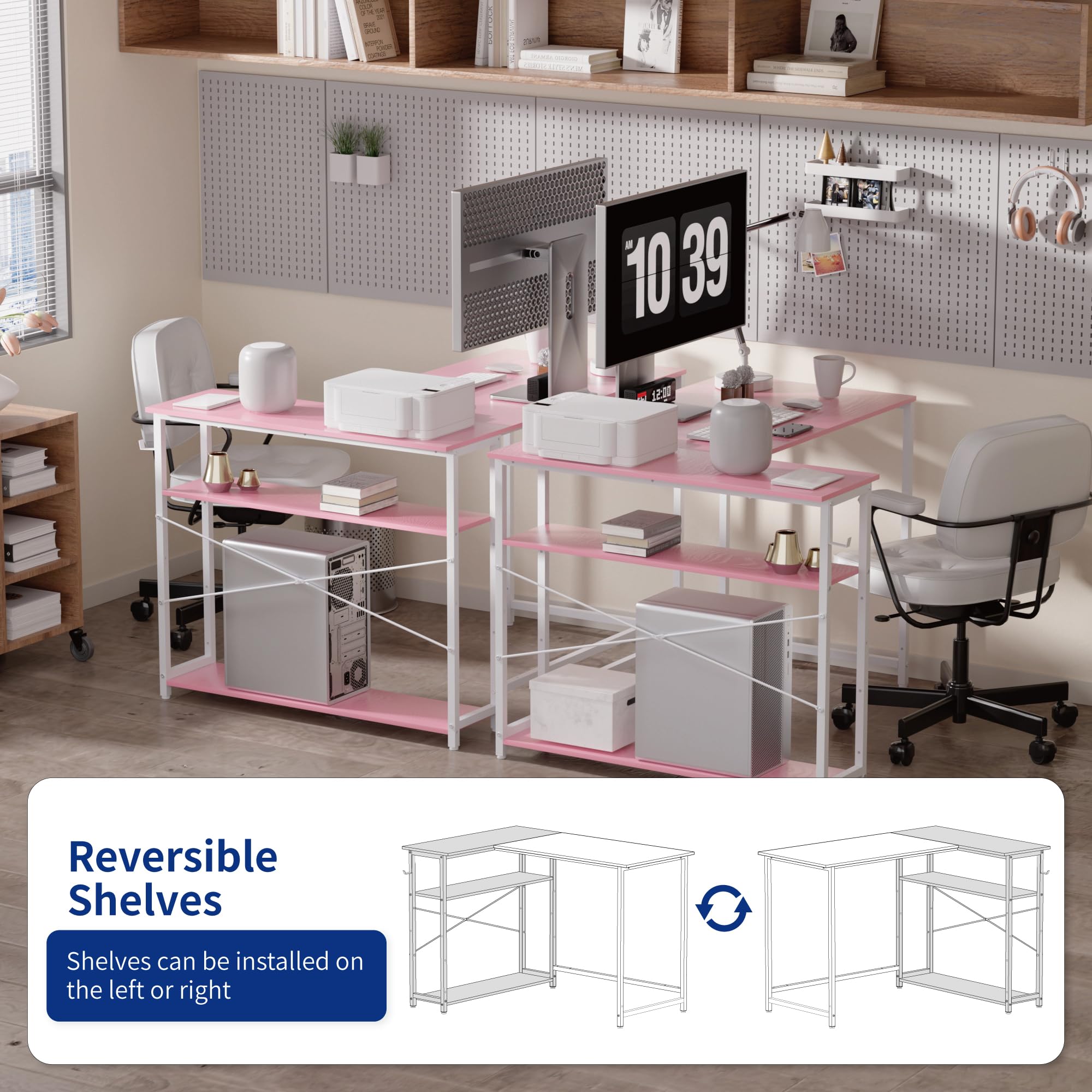 Pamray desk shows sturdy X-supports for stable daily use