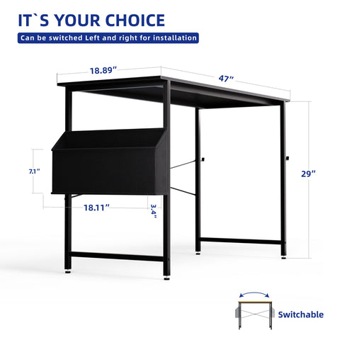 Pamray desk assembly-friendly image shows quick setup in minutes.