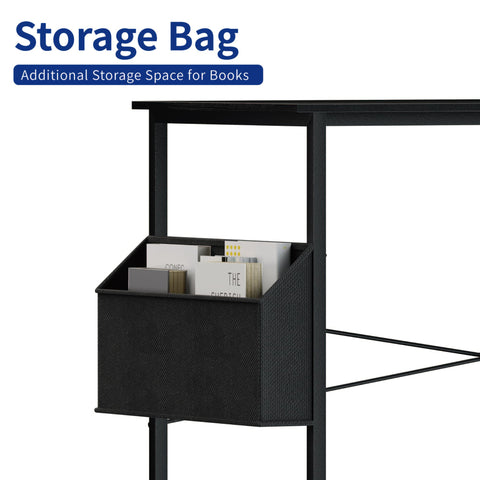 Pamray desk sturdy X-brace and leg pads provide stable work surface.