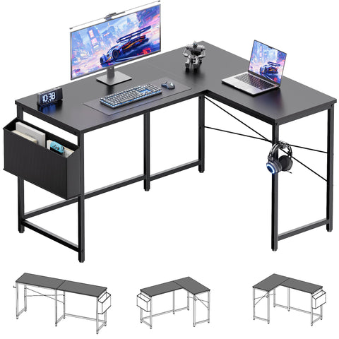 Pamray 63-inch straight extension for expanded desk space and flexible layout.
