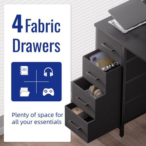 Compact Pamray desk fits small spaces without sacrificing surface area.