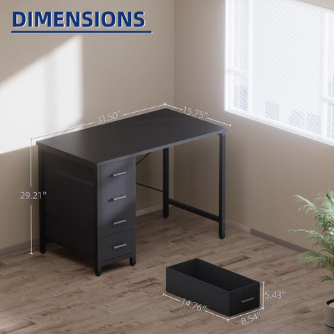 Pamray desk includes tools and instructions for easy assembly.