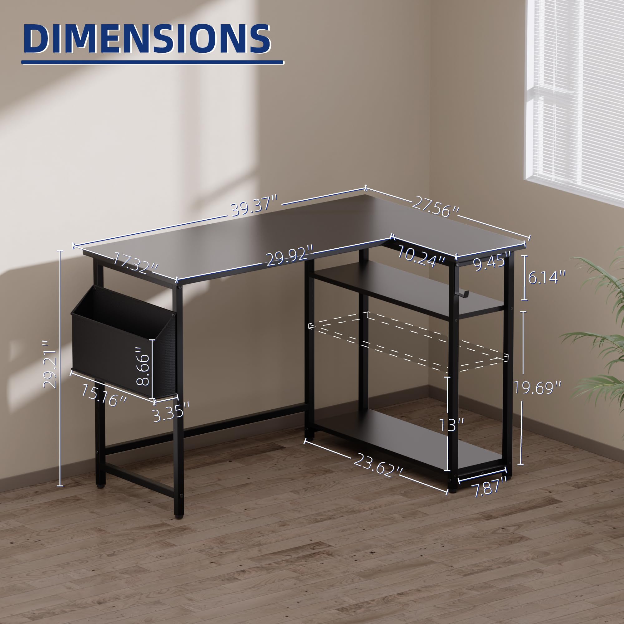 Pamray desk reinforced with X-supports ensures sturdy daily use.
