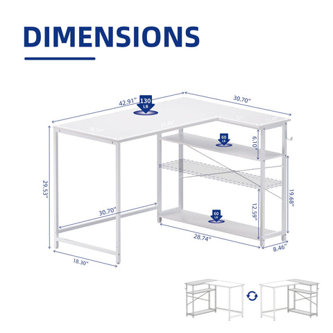 Pamray desk includes installation video and tools