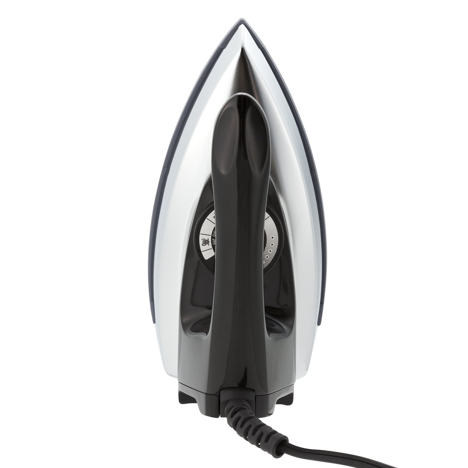 Panasonic NI-A66-K dry iron ergonomic handle reduces fatigue during long sessions.