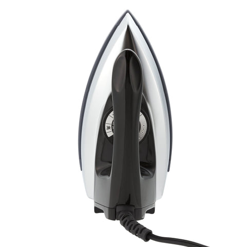 Panasonic NI-A66-K dry iron ergonomic handle reduces fatigue during long sessions.