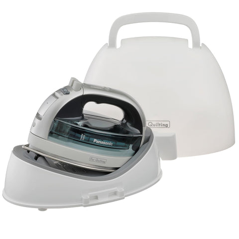 Panasonic NI-QL1100L cordless-iron enables easy, cord-free ironing across fabrics.