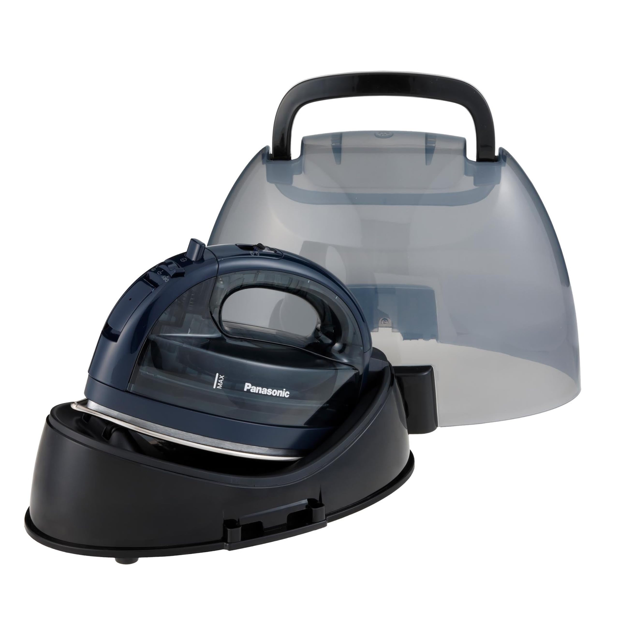 Panasonic NI-WL700A cordless iron front view showing maneuverability