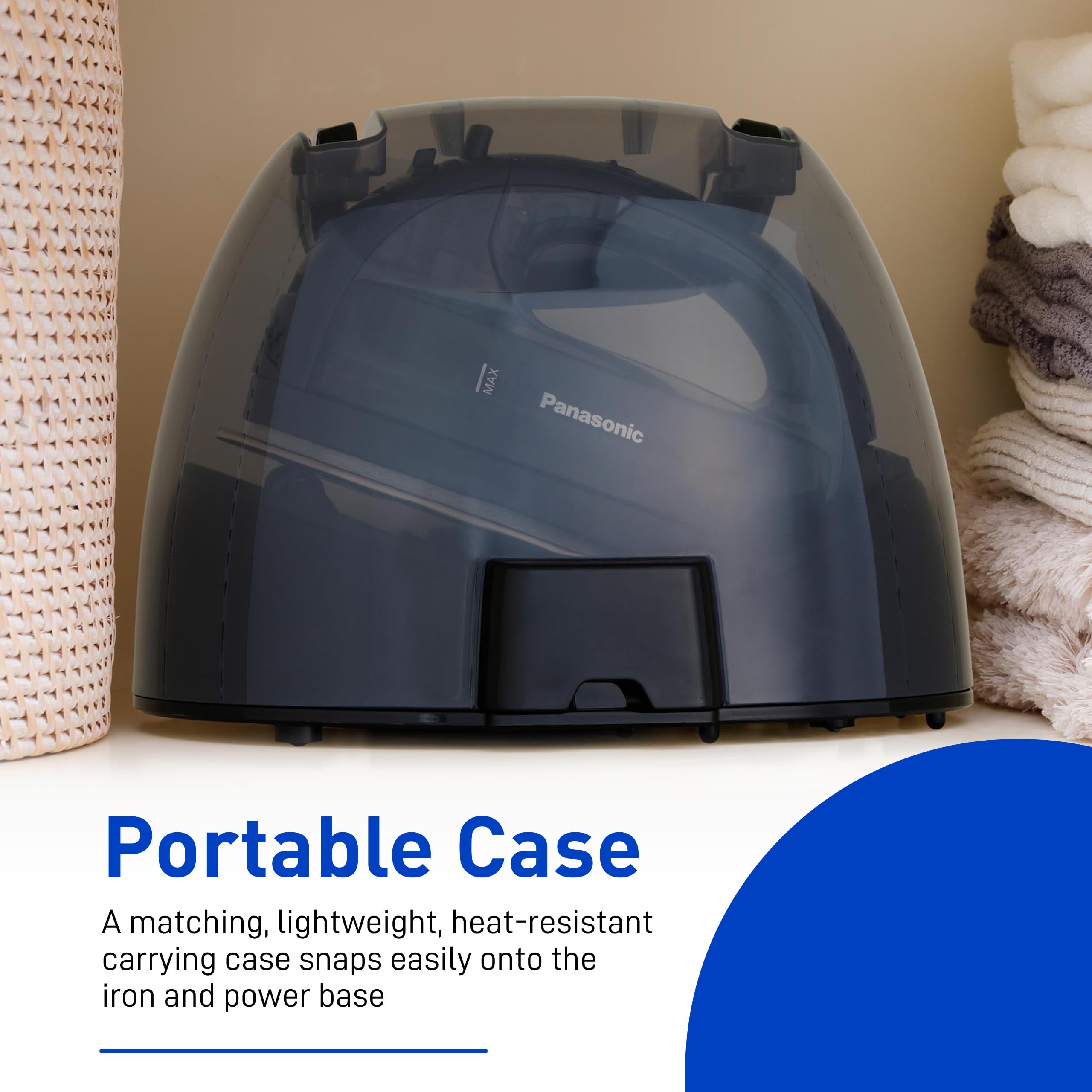 Heat-resistant carrying case with Panasonic NI-WL700A for travel