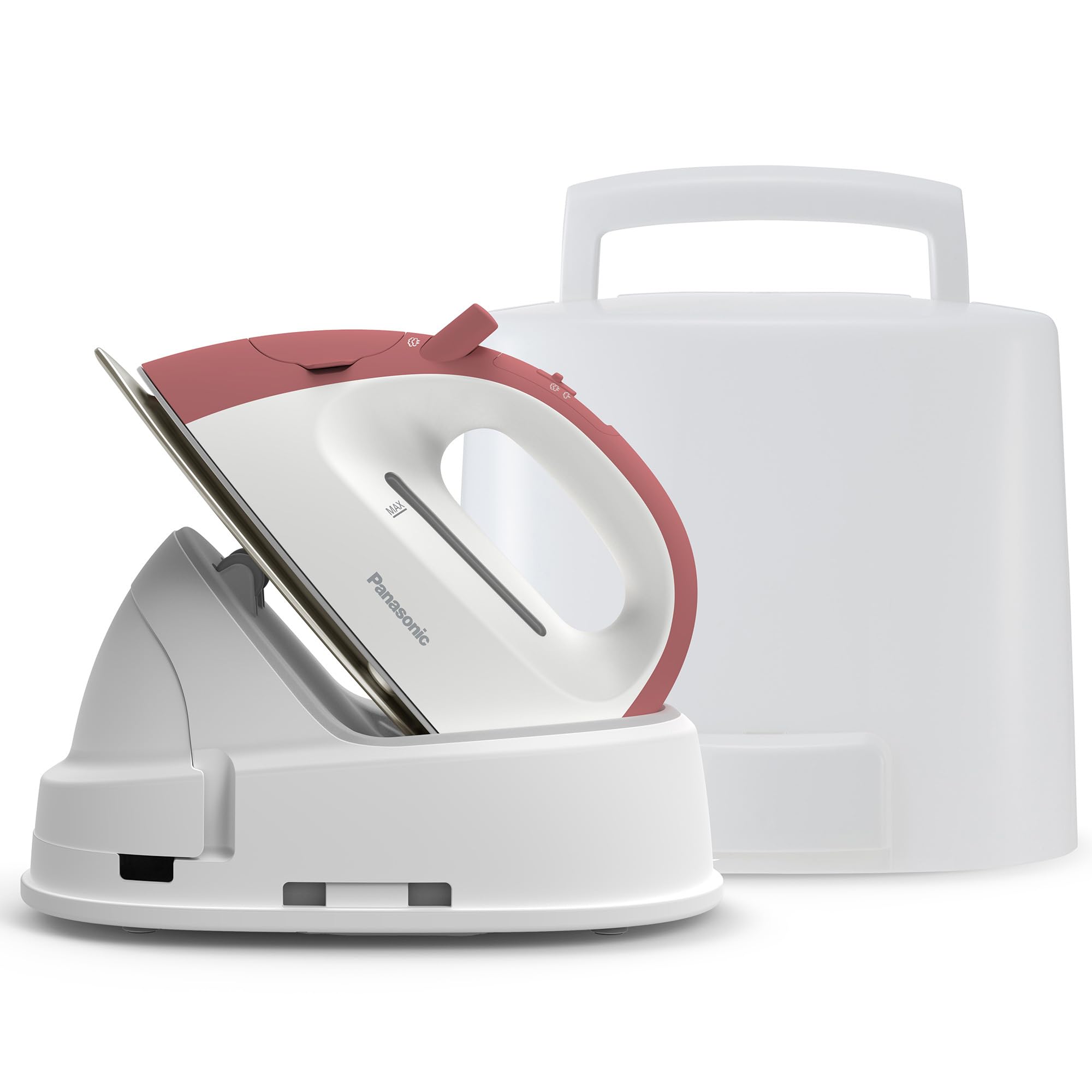 Panasonic NI-QL300R cordless iron compact design for travel and storage