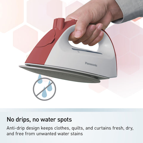 Panasonic NI-QL300R vertical steam with anti-drip technology