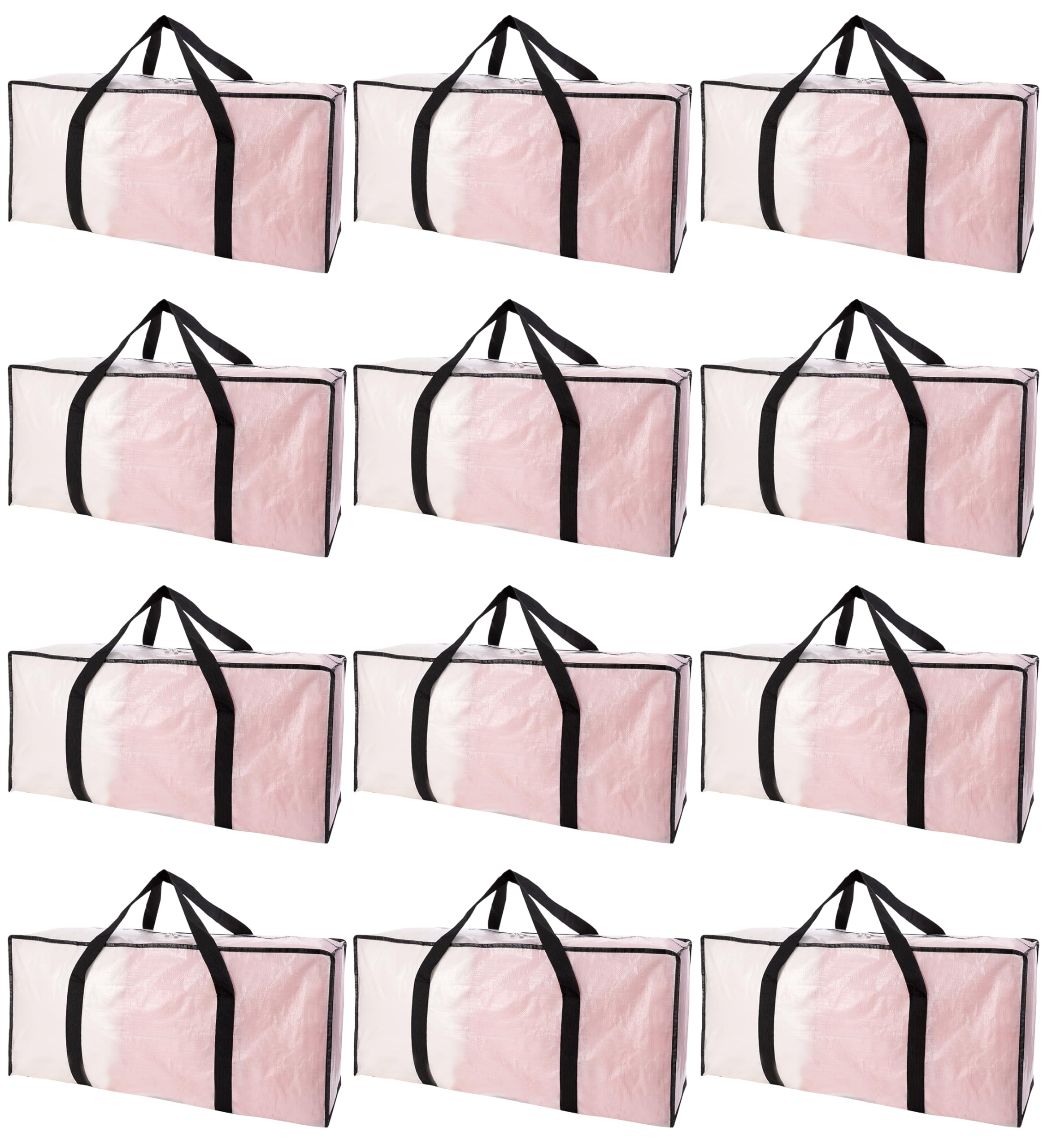 PANDA JOYS extra-large moving bags with zipper showing spacious 86-liter capacity