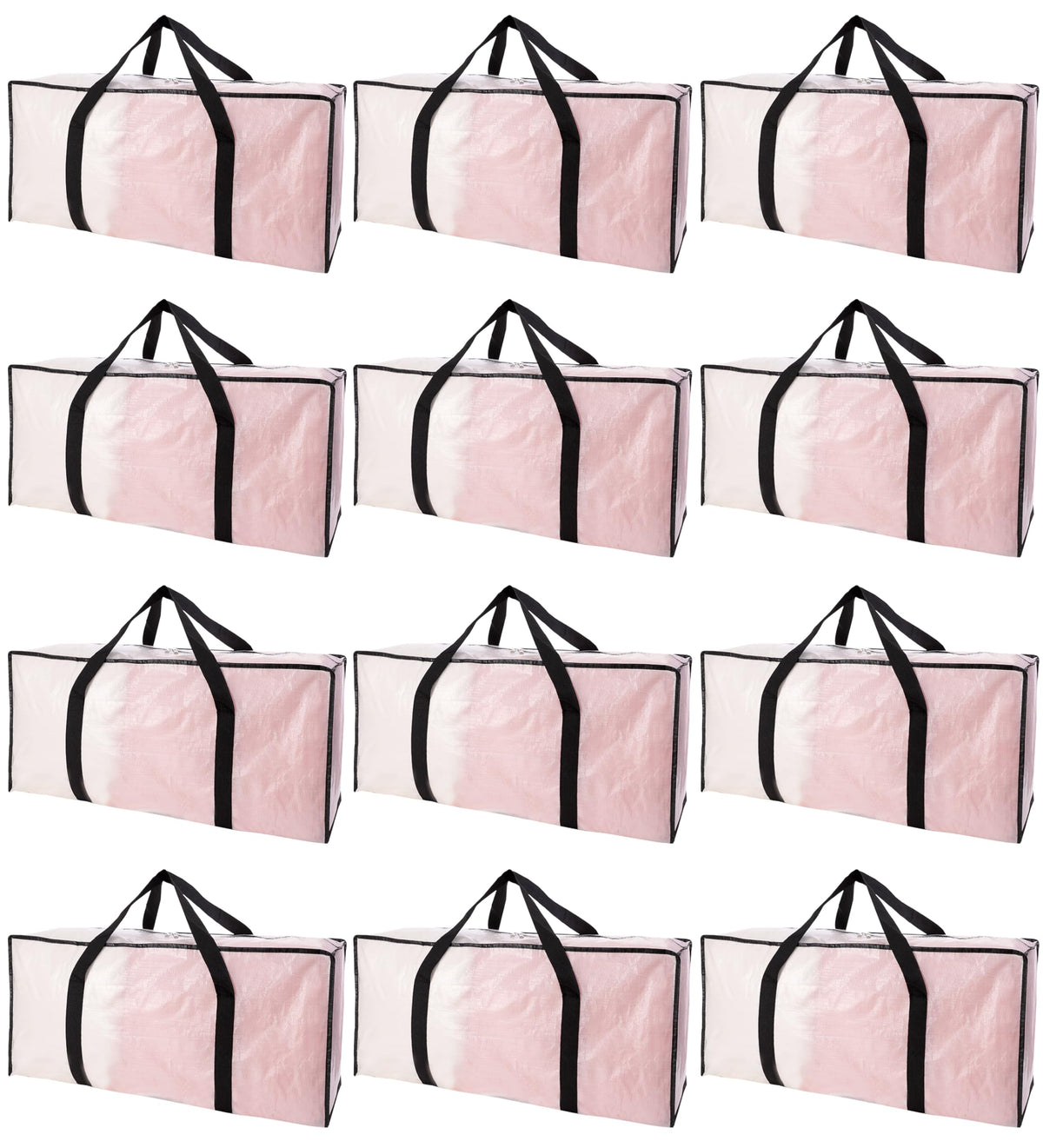 PANDA JOYS extra-large moving bags with zipper showing spacious 86-liter capacity